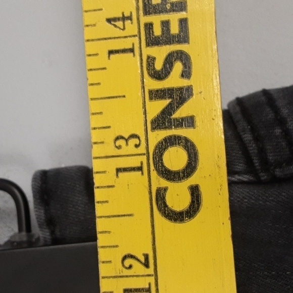 Free People We The Free Button Fly Black Distressed Skinny Slim Fit Jeans - Picture 5 of 11